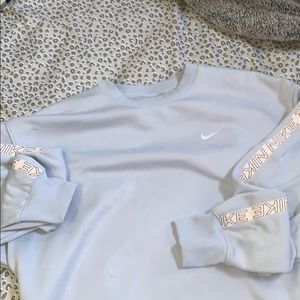 Light blue Nike sweatshirt